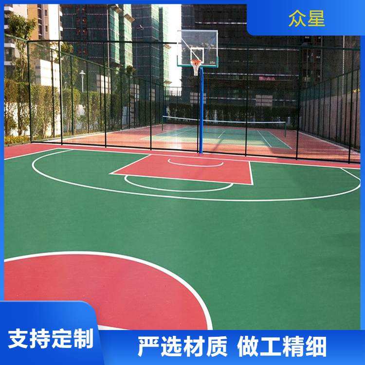 亳州市塑胶地坪篮球场硅PU - 厂家